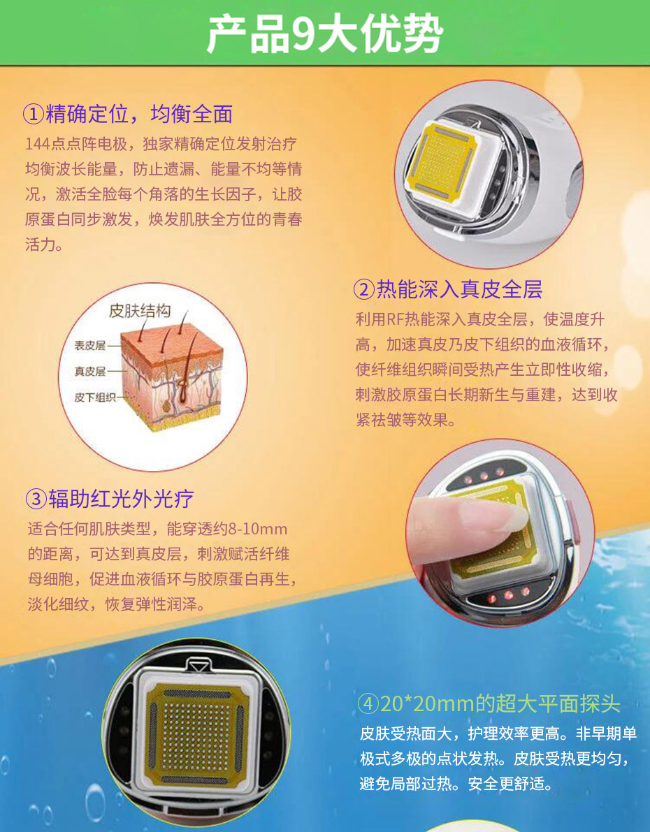 便捷式点阵射频焕肤仪
